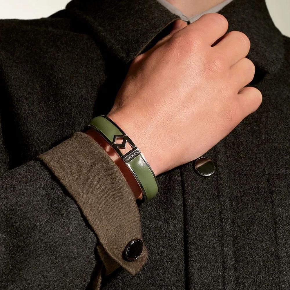 Montblanc M Logo Clay Green Bracelet