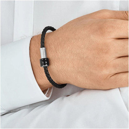 Montblanc Woven Black Bracelet