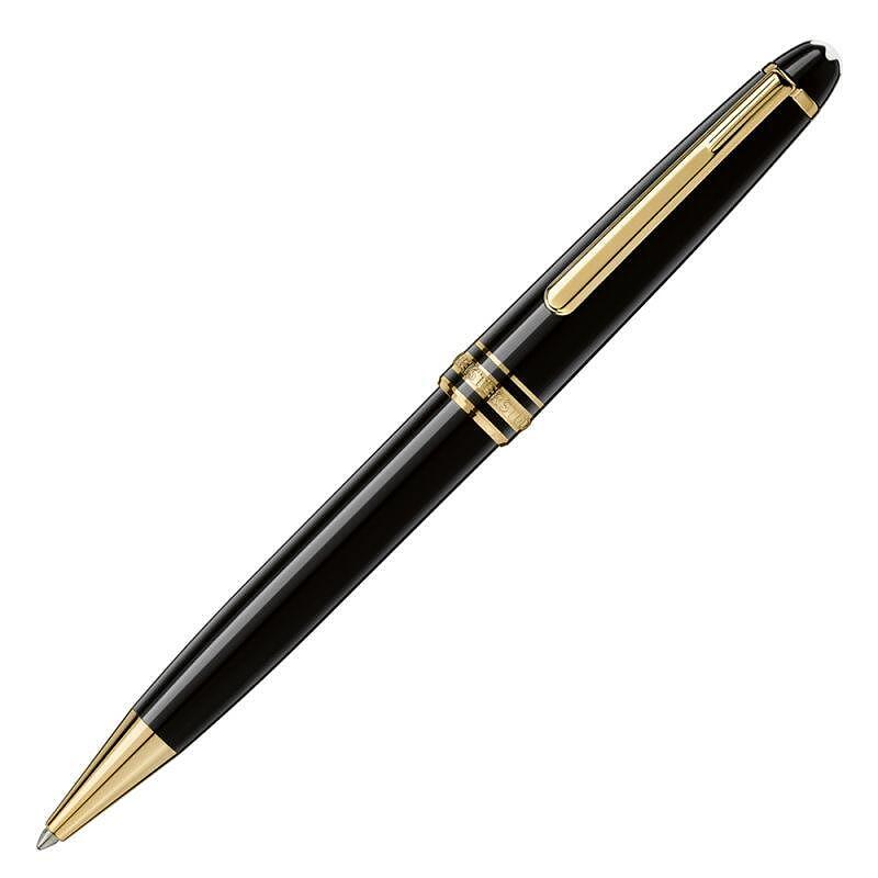 Montblanc Meisterstuck 164 Classique Black Gold Ballpoint Pen