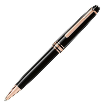 Montblanc Meisterstuck 164 Classique Black Rose Gold Ballpoint Pen