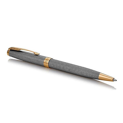 Parker Royal Sonnet Premium Chiseled Silver Gold Ballpoint pen