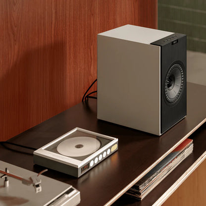 KEF Coda W Wireless Hi-Fi Speaker Nickel Grey