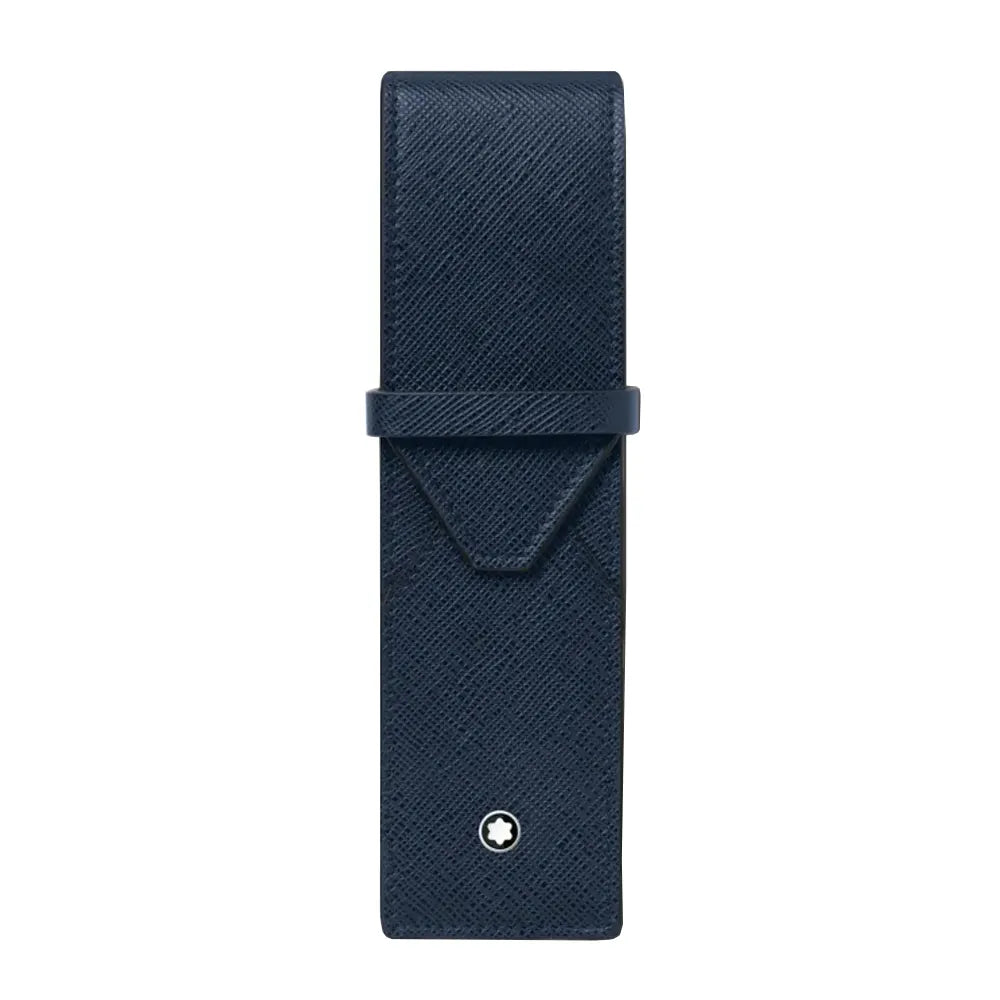 Montblanc Sartorial Blue Pen Case for 2 Pens