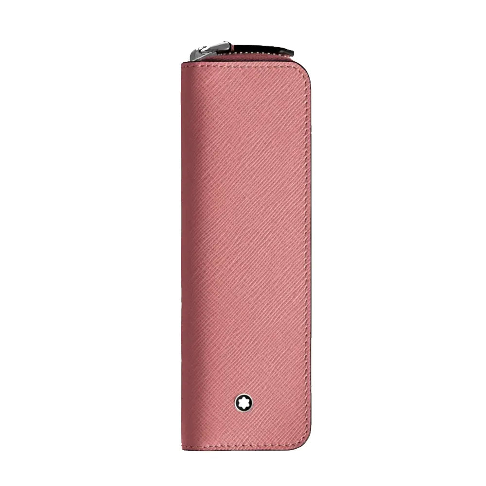 Montblanc Sartorial Pouch Zip Pink Pen Case for one pen