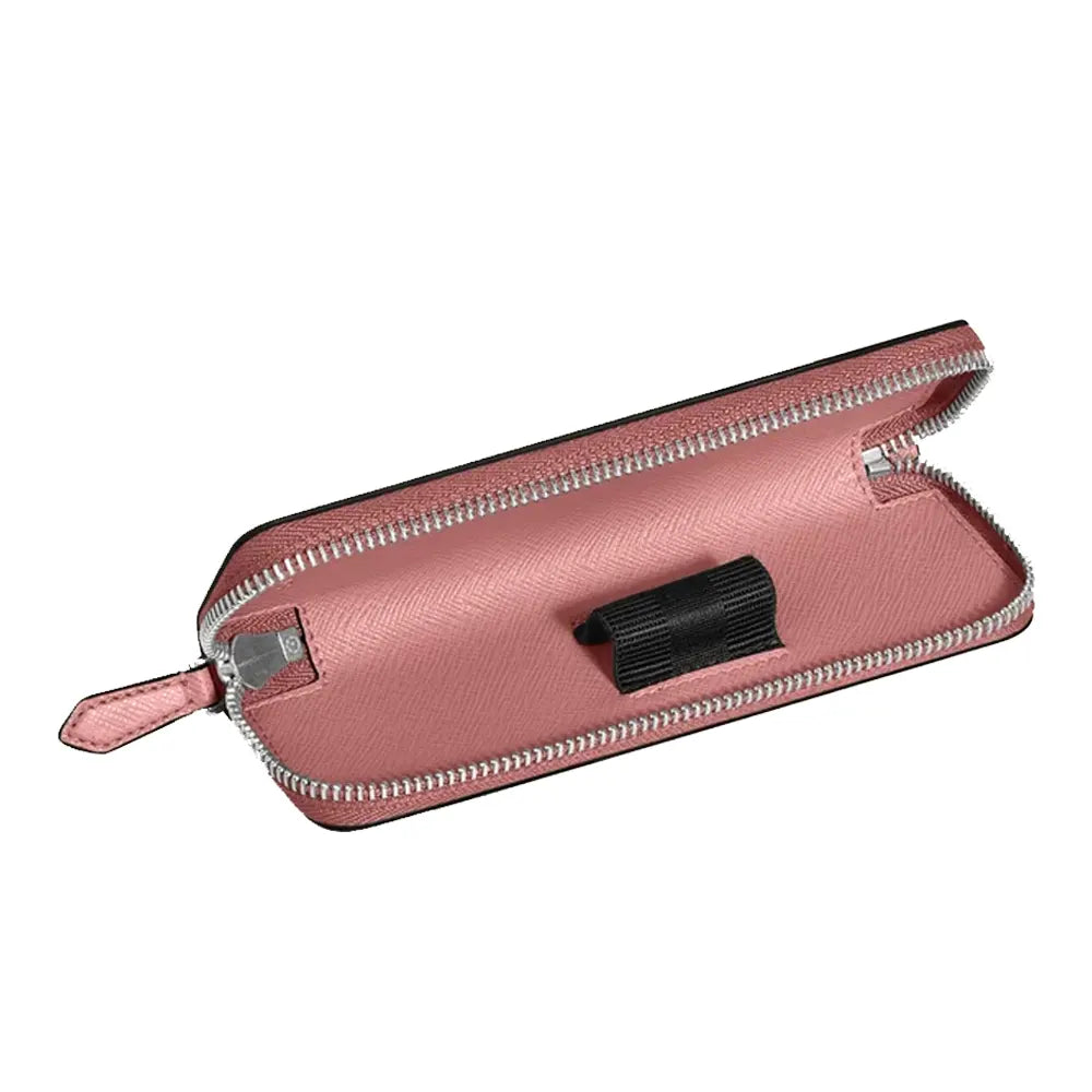 Montblanc Sartorial Pouch Zip Pink Pen Case for one pen