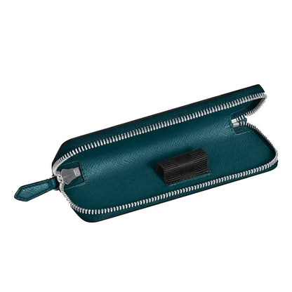 Montblanc Sartorial Pouch Zip Blue Pen Case for 1 pen