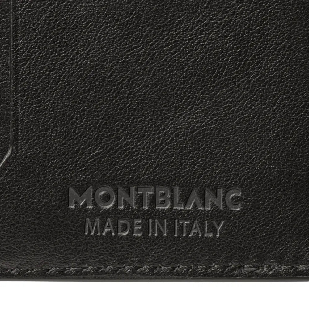 Montblanc Meisterstuck 4810 4Cc Black Leather Wallet