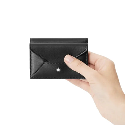 Montblanc Meisterstuck 4Cc Black Leather Wallet