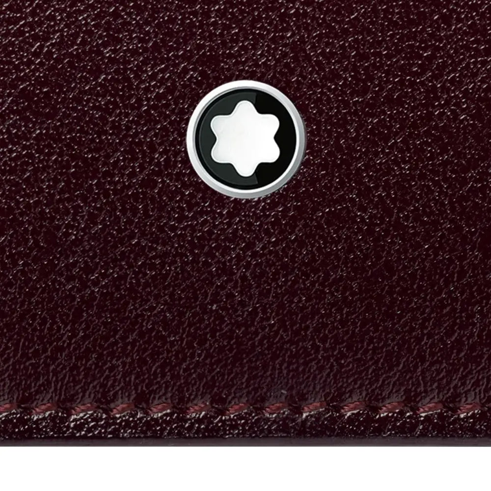 Montblanc Meisterstuck 4Cc Burgundy Leather Wallet