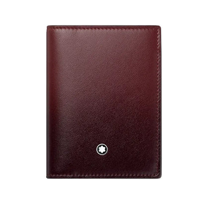 Montblanc Meisterstuck 4Cc Burgundy Leather Wallet