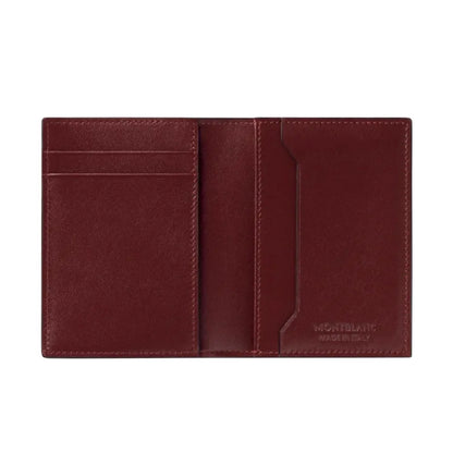 Montblanc Meisterstuck 4Cc Burgundy Leather Wallet