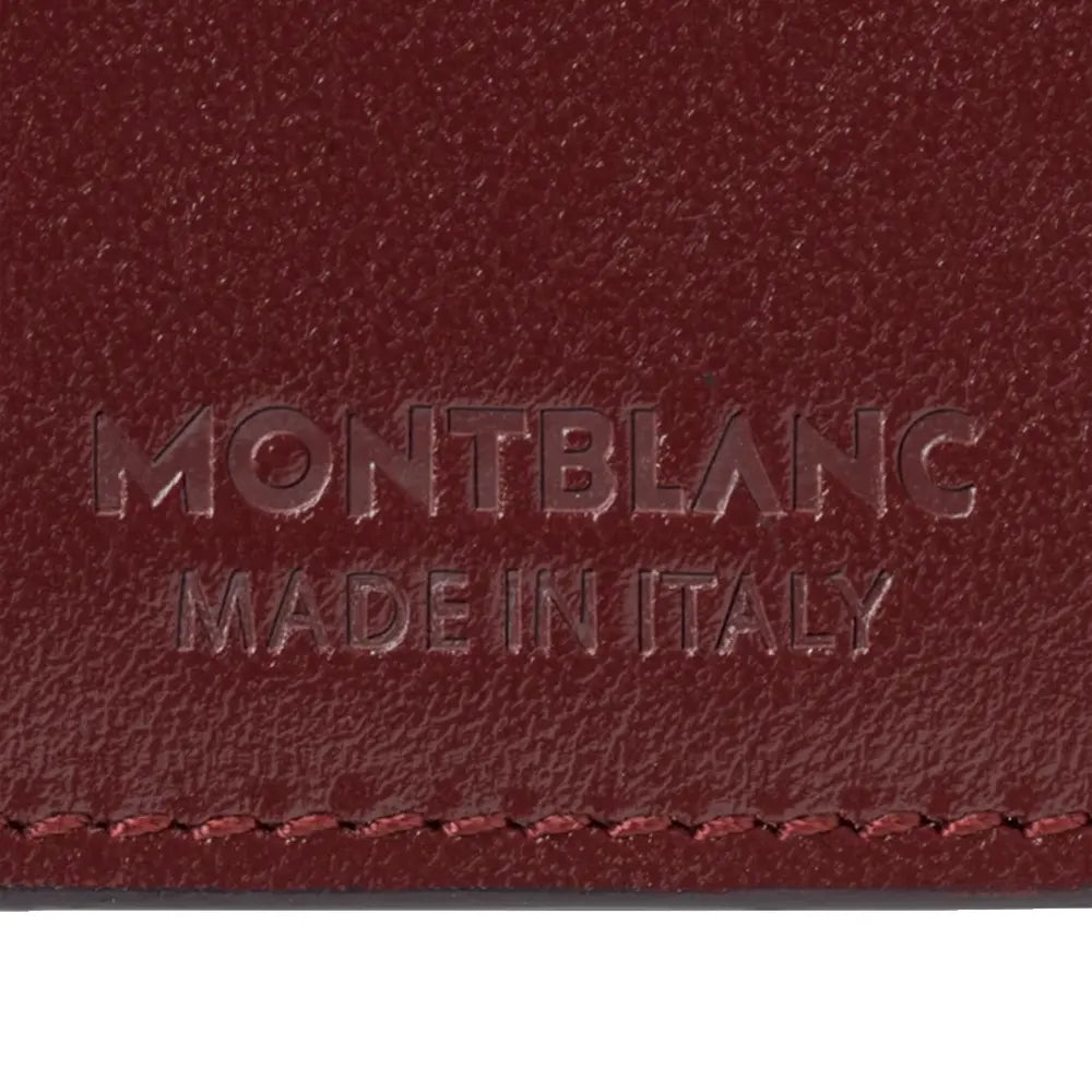 Montblanc Meisterstuck 4Cc Burgundy Leather Wallet