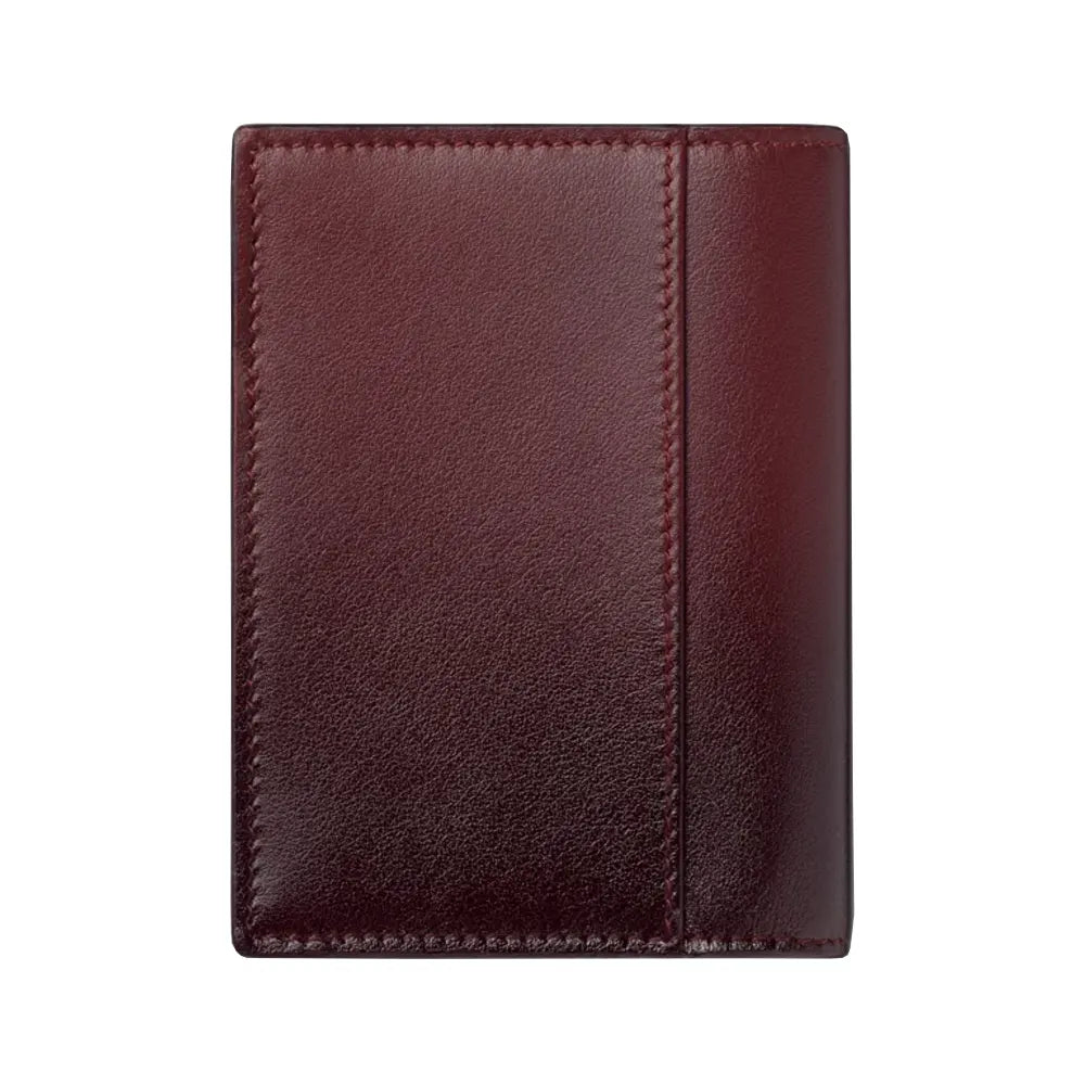 Montblanc Meisterstuck 4Cc Burgundy Leather Wallet