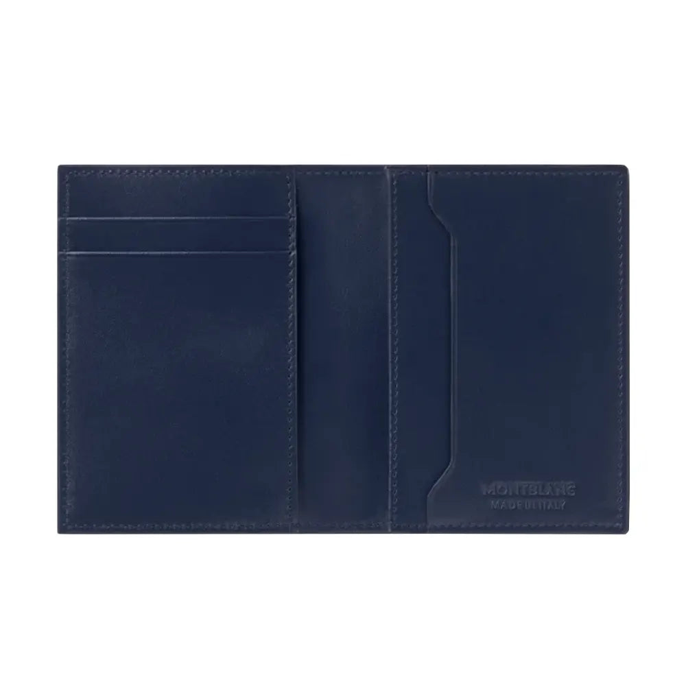 Montblanc Meisterstuck 4Cc Dark Blue Leather Wallet