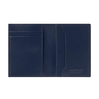 Montblanc Meisterstuck 4Cc Dark Blue Leather Wallet