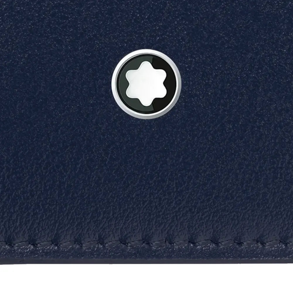 Montblanc Meisterstuck 4Cc Dark Blue Leather Wallet