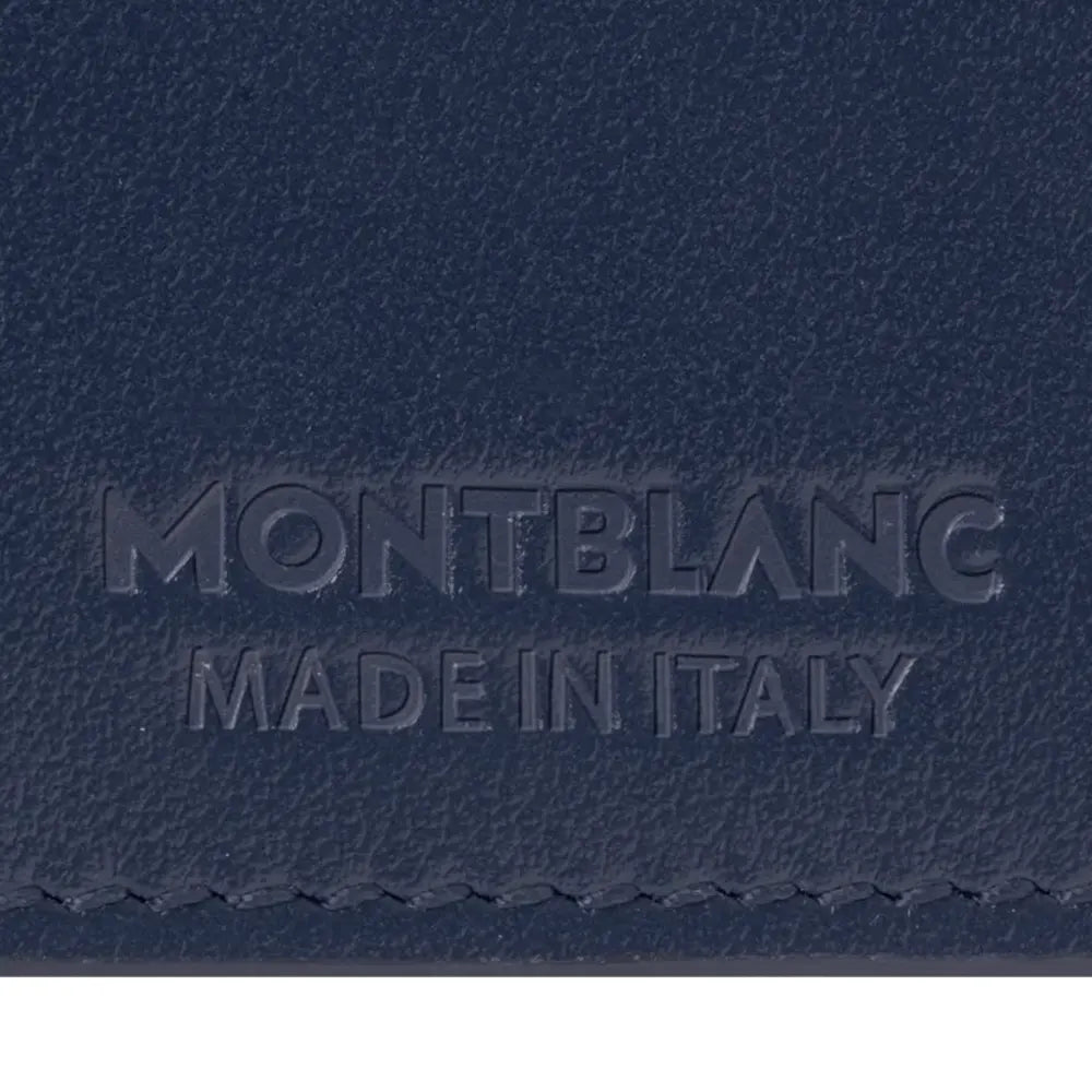 Montblanc Meisterstuck 4Cc Dark Blue Leather Wallet