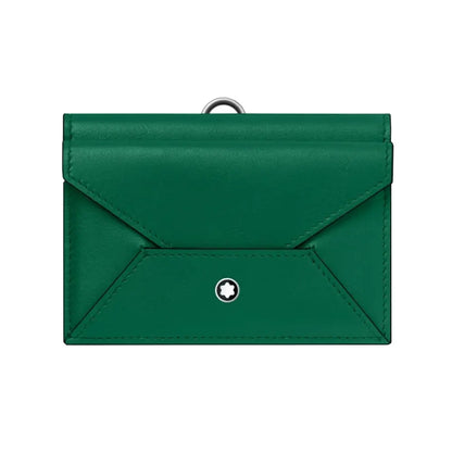 Montblanc Meisterstuck 4Cc Green Leather Wallet