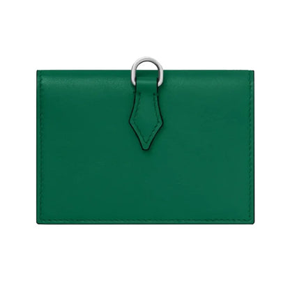 Montblanc Meisterstuck 4Cc Green Leather Wallet