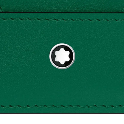 Montblanc Meisterstuck 4Cc Green Leather Wallet