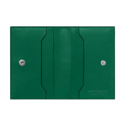 Montblanc Meisterstuck 4Cc Green Leather Wallet