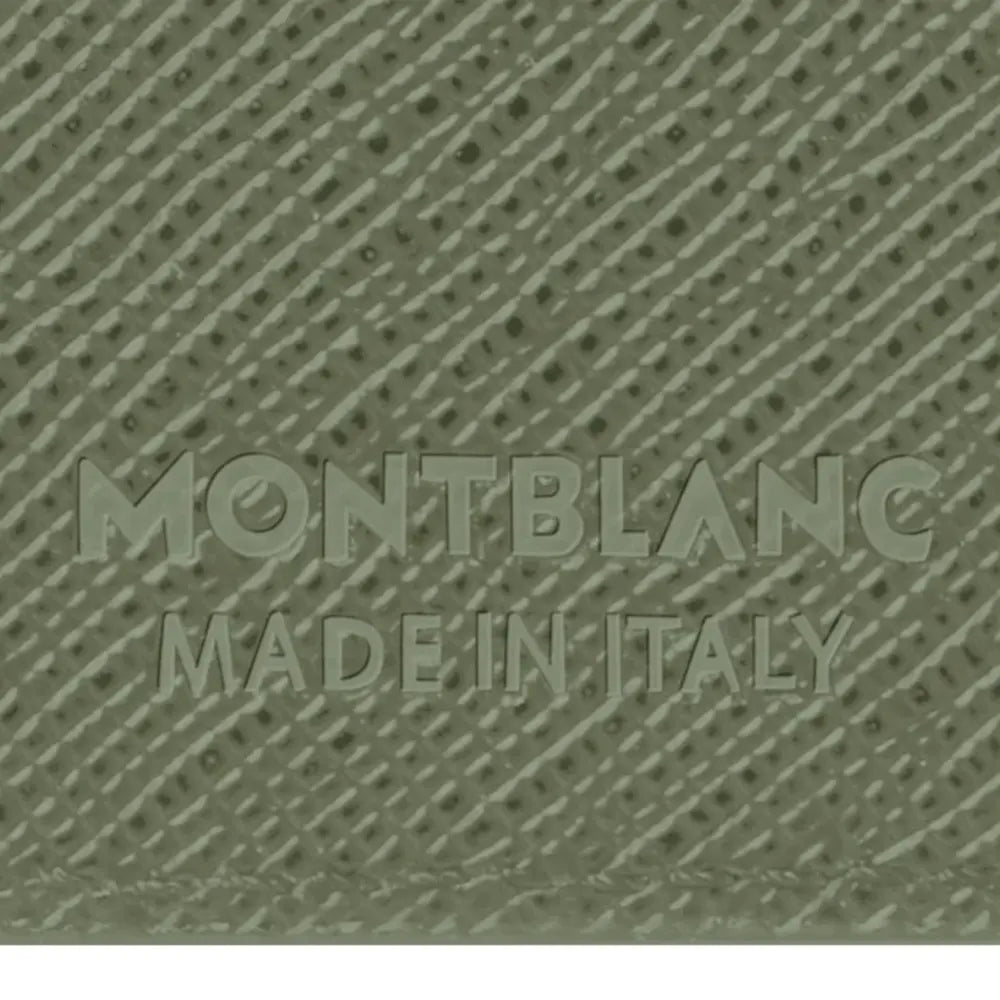 Montblanc Sartorial Trio 4Cc Green Leather Wallet