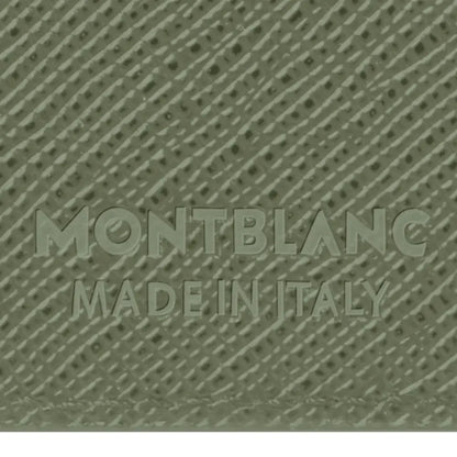 Montblanc Sartorial Trio 4Cc Green Leather Wallet