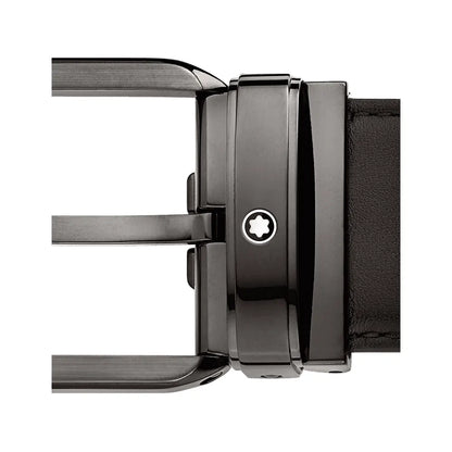 Montblanc Classic Buckle Shaded Brown 120cm Leather Belt