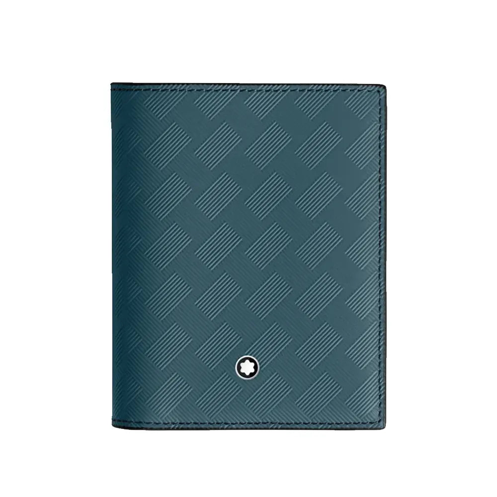 Montblanc Extreme 3.0 Compact 6Cc Leather Wallet Blue