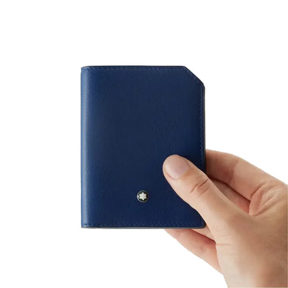 Montblanc Meisterstuck 4Cc Dark Blue Leather Wallet