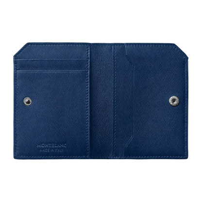 Montblanc Meisterstuck 4Cc Dark Blue Leather Wallet