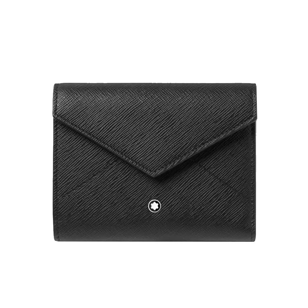 Montblanc Sartorial Trio 6Cc Black Leather Wallet