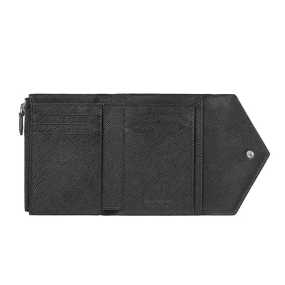 Montblanc Sartorial Trio 6Cc Black Leather Wallet