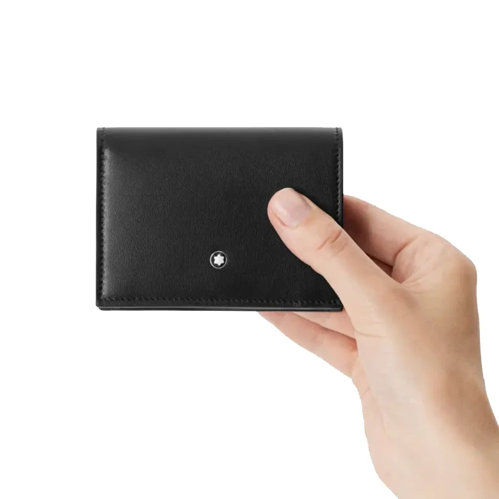 Montblanc Soft Nano Continental Black Leather Wallet