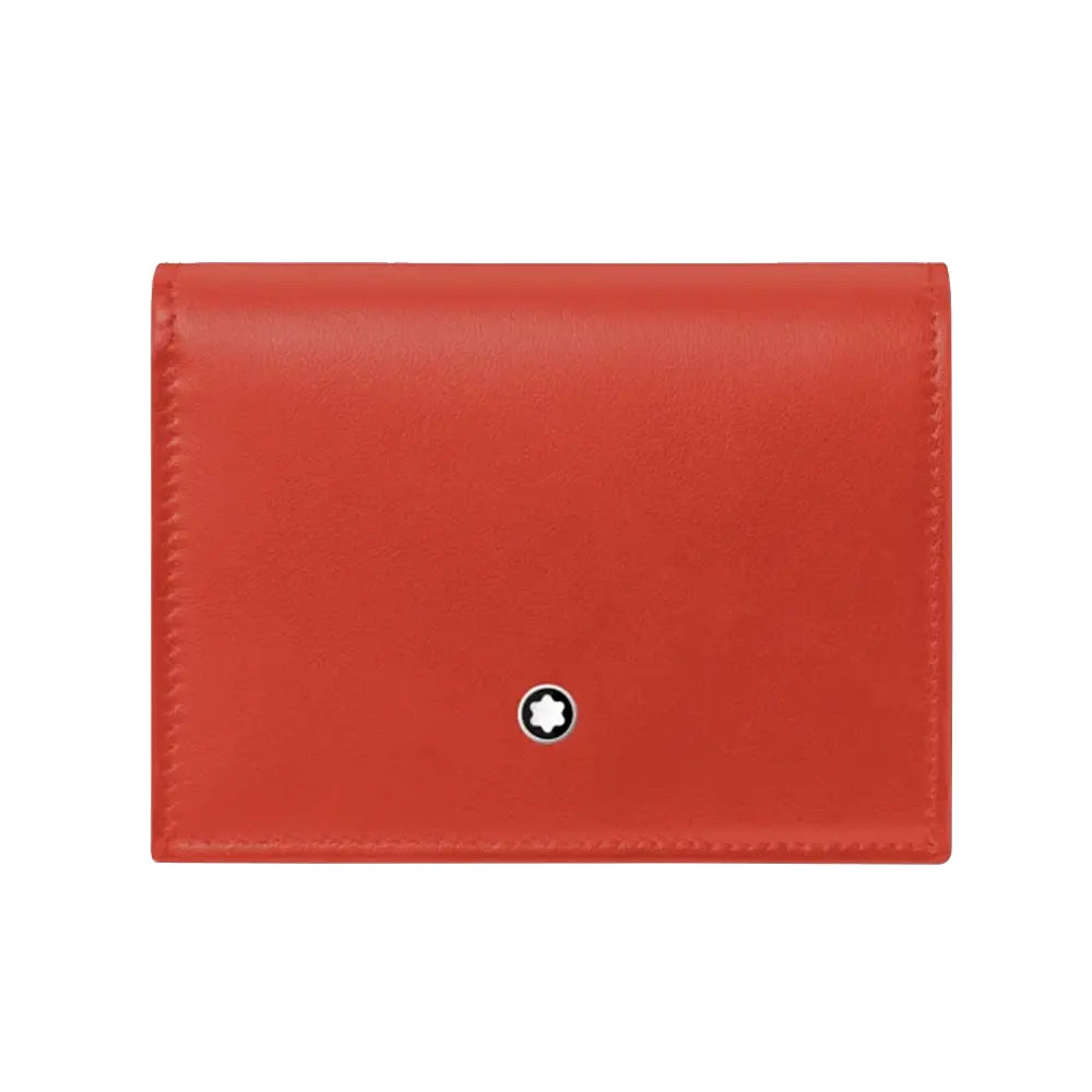 Montblanc Soft Nano Continental Red Leather Wallet