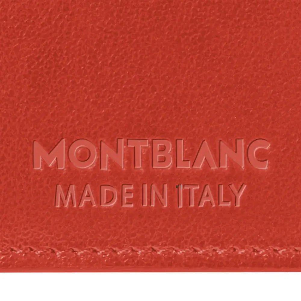 Montblanc Soft Nano Continental Red Leather Wallet