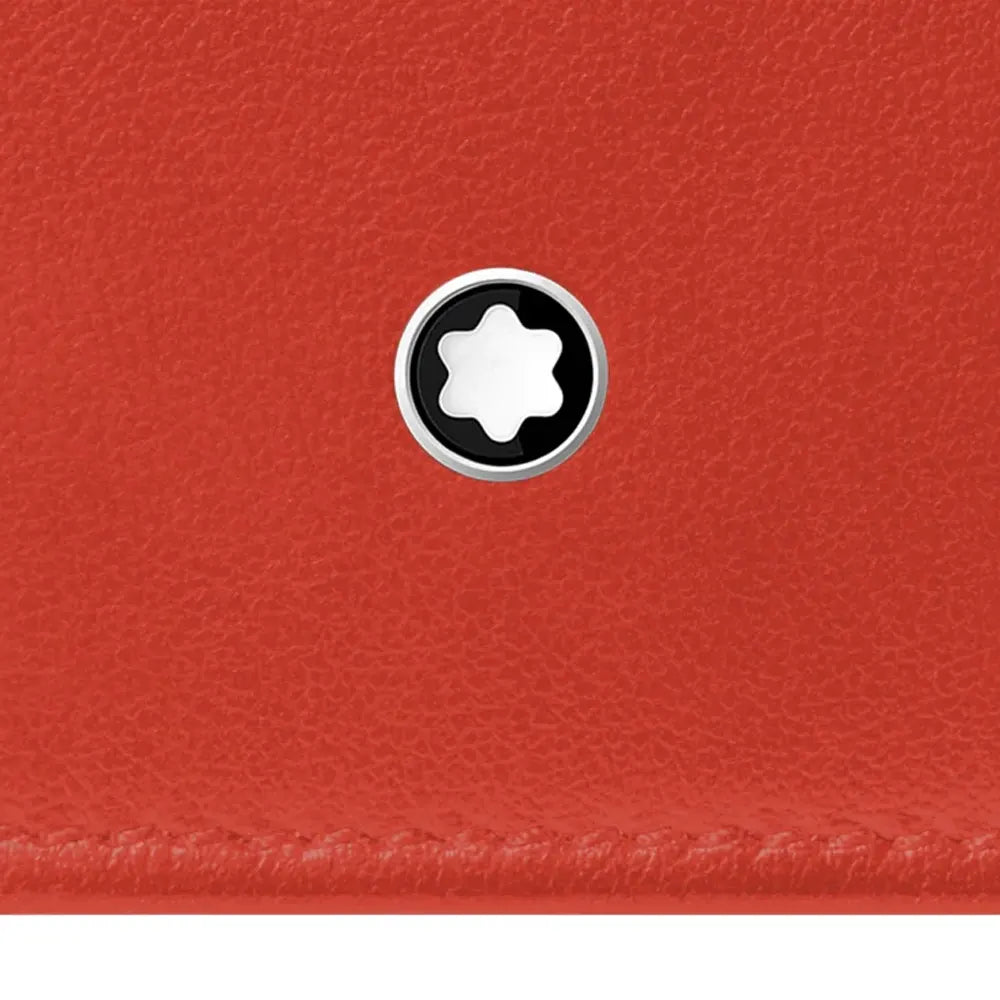 Montblanc Soft Nano Continental Red Leather Wallet