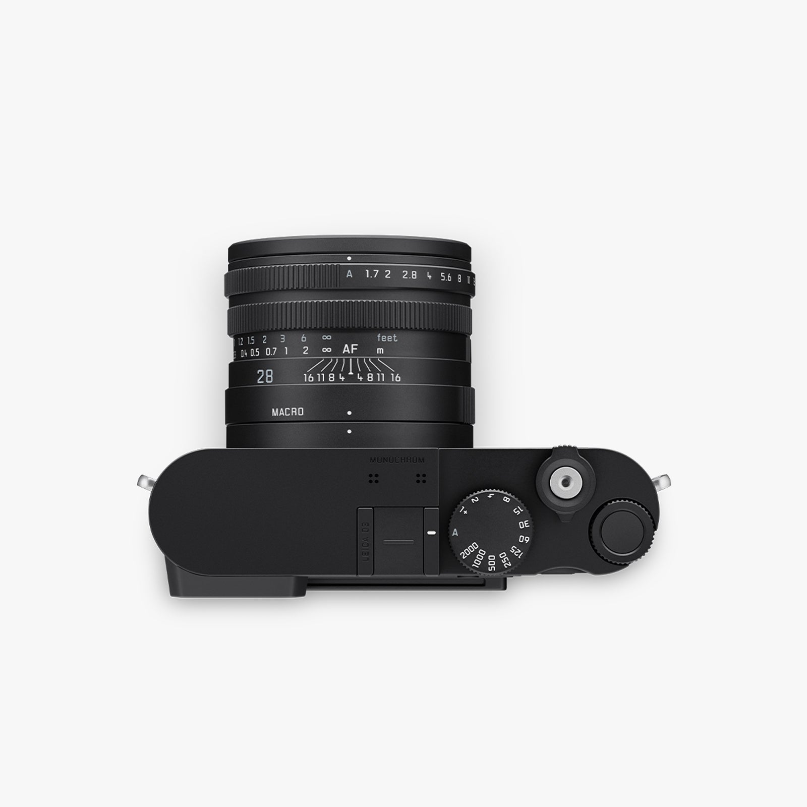Leica Q3 Monochrom Black Paint Finish