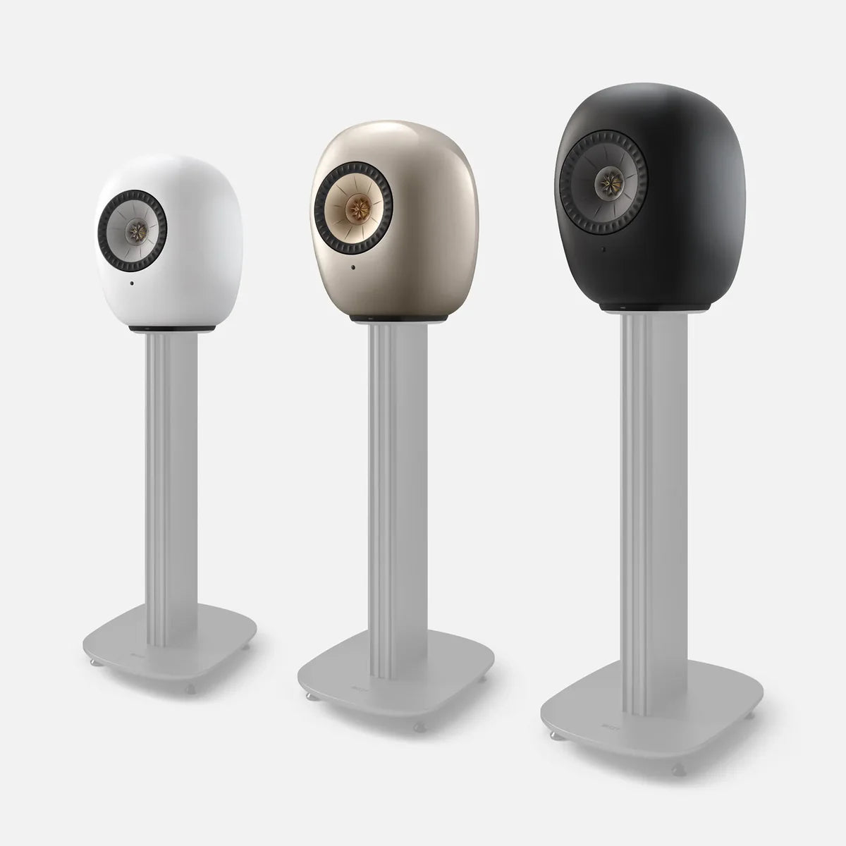 KEF LS LUXE Dusk Titanium Wireless Hi-Fi speakers