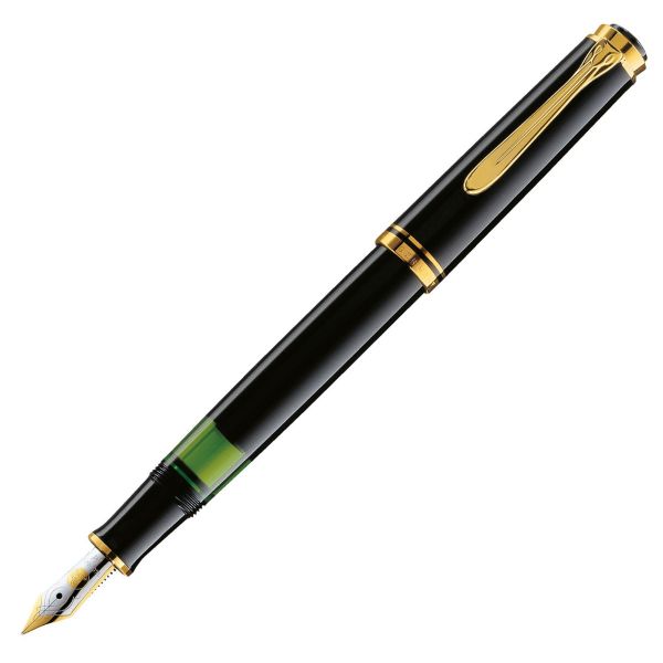 Pelikan Souveran 1000 Series Black Green Fountain pen F nib