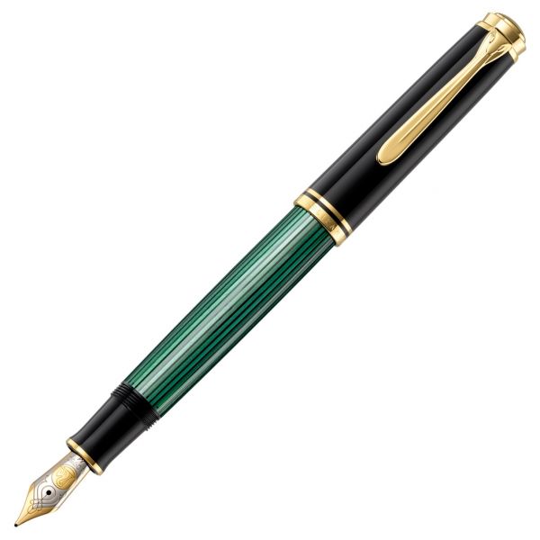 Pelikan Souveran 800 Series Black Green Fountain pen M nib
