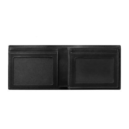 Montblanc 4810 Leather Wallet 6CC, 2 transparent pockets Black