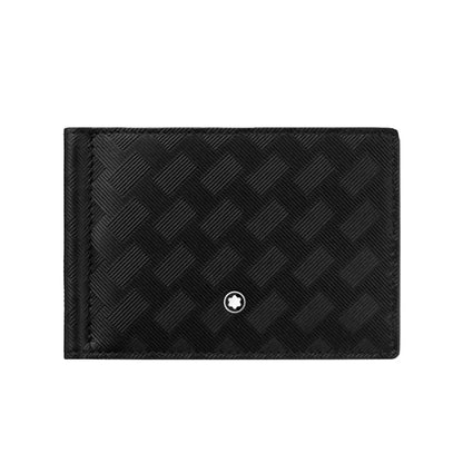 Montblanc Extreme 3.0 6Cc Leather Wallet w/ Money Clip Black