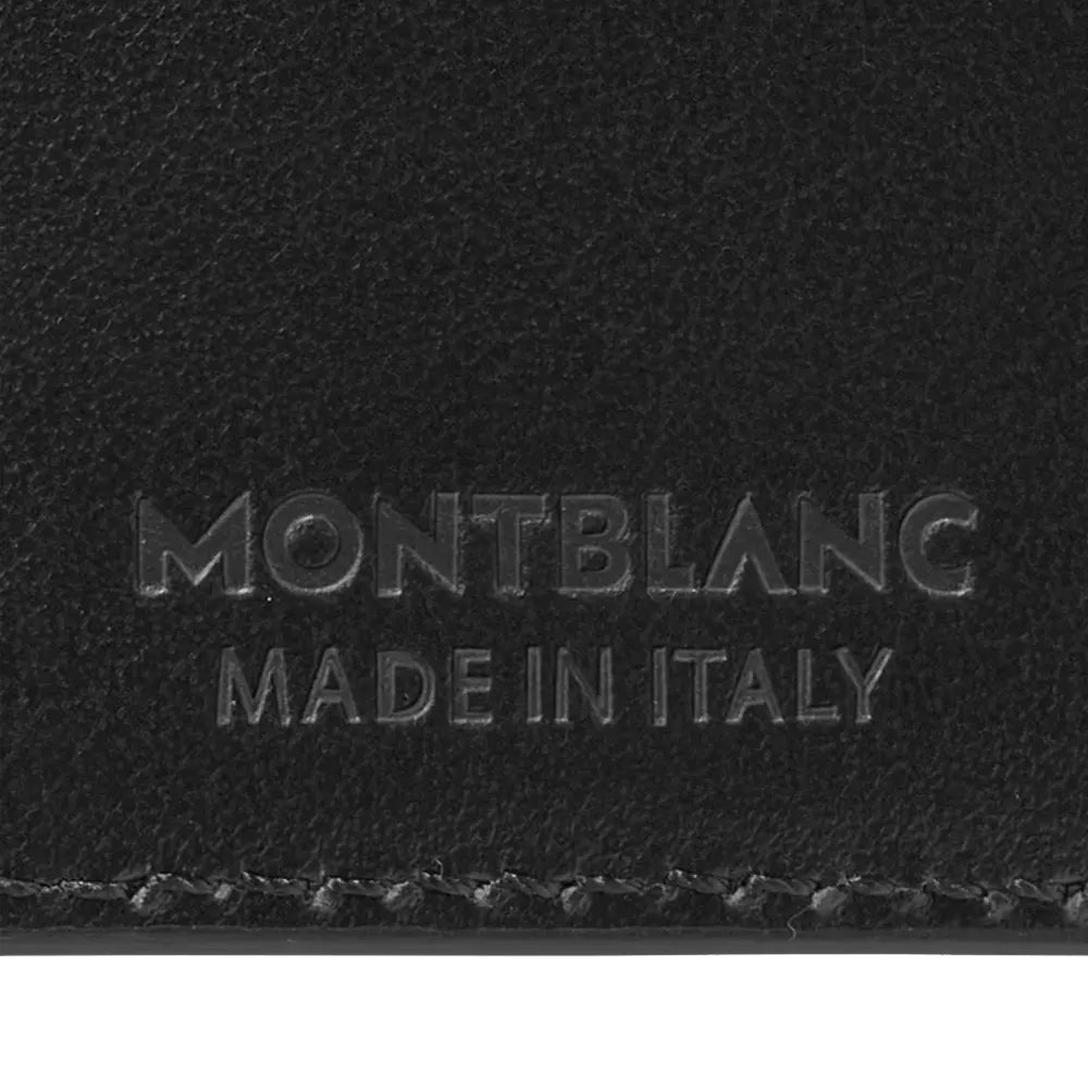 Montblanc Extreme 3.0 6Cc Leather Wallet w/ Money Clip Black