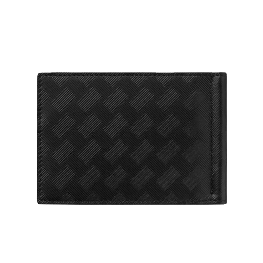 Montblanc Extreme 3.0 6Cc Leather Wallet w/ Money Clip Black