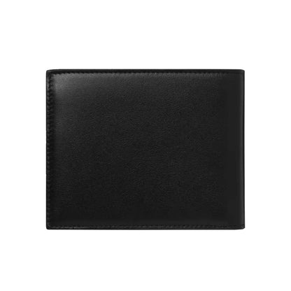 Montblanc Soft 6Cc Black Leather Wallet with Detachable Card Holder