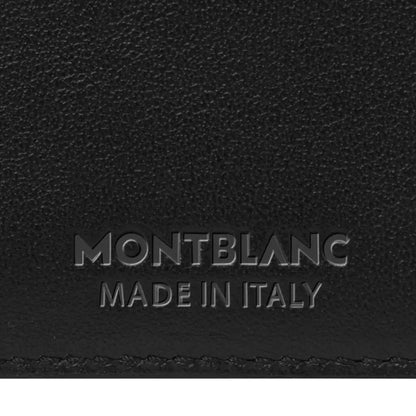 Montblanc Soft 6Cc Black Leather Wallet with Detachable Card Holder