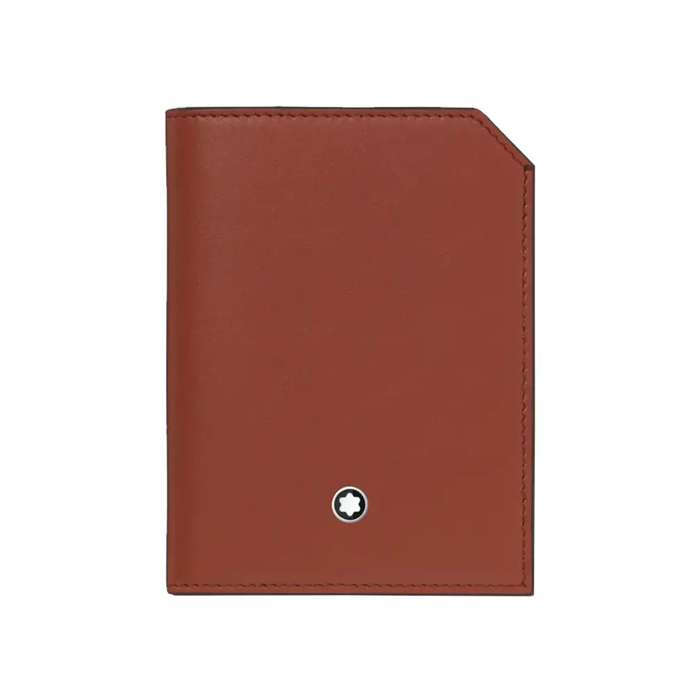 Montblanc Soft 4Cc Brown Leather Wallet