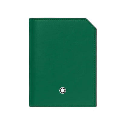 Montblanc Soft 4Cc Green Leather Wallet