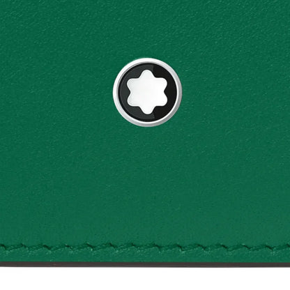 Montblanc Soft 4Cc Green Leather Wallet